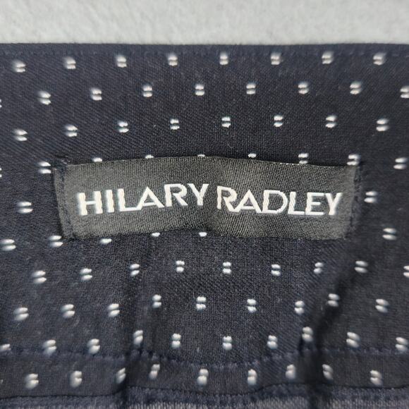 Hilary Radley Shorts Womens XL Black Polka Dot Pull On Bermuda Length - Picture 4 of 10